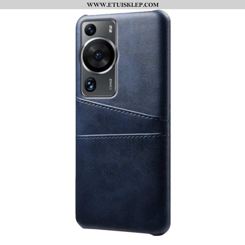 Etui do Huawei P60 Pro Etui Na Karty Z Efektem Skóry